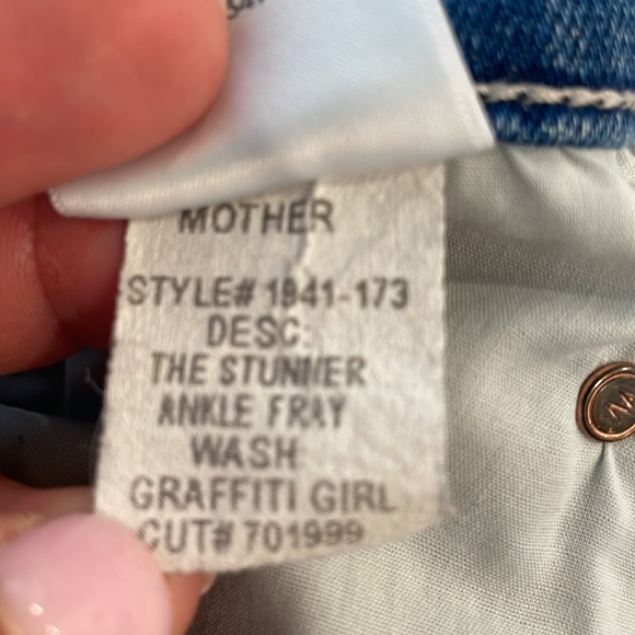 MOTHER Stunner Ankle Fray Size 30 - Picture 5 of 8